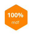 100% mdf